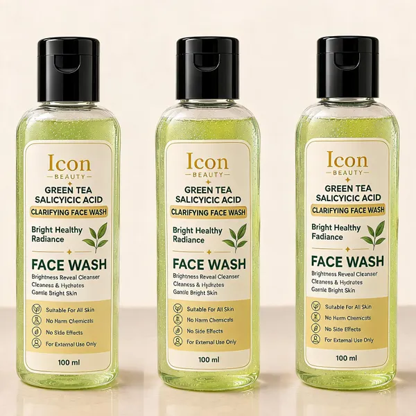Icon_Green_Tea_Salicylic_Acid_Clarifying_Face_Wash_-_Pack_of_3