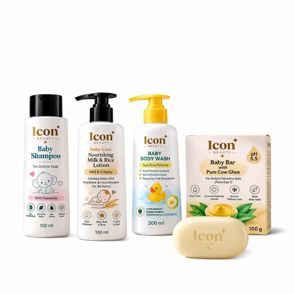 Icon_Beauty_Pure_Cow_Ghee_Aloe_Vera_Baby_Care_Pack_Of_4