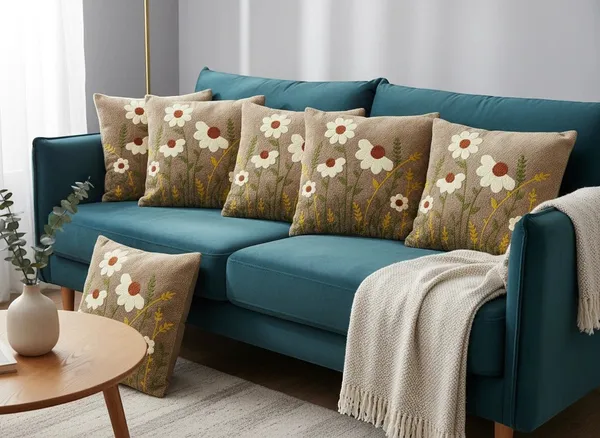 Cotton_Rustic_Floral_Embroidered_Brown_Cushion_Cover_Set_Of_5