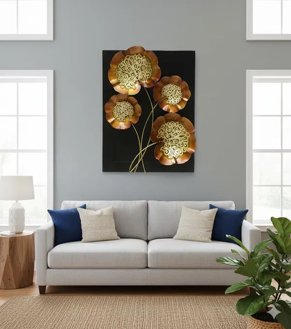 Bharat_Art_Metal_Iron_Jali_4_Leaf_On_Bord_Decorative_Wall_Hanging_Wall_Decor_For_Home_Living_Room_Bedroom_Hotels_Office_Cafe_Etc_Multicolor_15_X_3_X_20_Inch