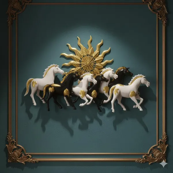 Ind_Decor_Carly_7_Horses_Medium_Wall_Art_Vastu_Decorative_Metal_Wall_Hanging_Sculpture_For_Living_Room_Bedroom_Office_Elegant_Sunrise_Design_With_Led_Lighting_46_X_2_X_26_Inch_W167_C
