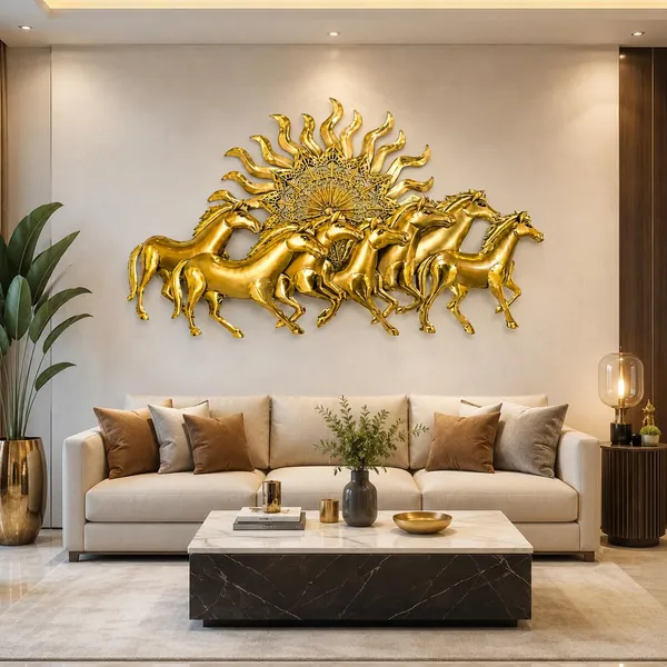Ind_Decor_Carly_7_Horses_Gold_Wall_Art_Vastu_Decorative_Metal_Wall_Hanging_Sculpture_For_Living_Room_Bedroom_Office_Elegant_Sunrise_Design_With_Led_Lighting_36_X_2_X_20_Inch_W153_A
