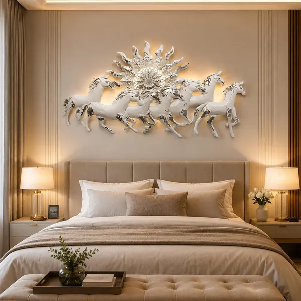 Ind_Decor_Carly_7_Horses_White_Wall_Art_Vastu_Decorative_Metal_Wall_Hanging_Sculpture_For_Living_Room_Bedroom_Office_Elegant_Sunrise_Design_With_Led_Lighting_46_X_2_X_26_Inch_W167_B