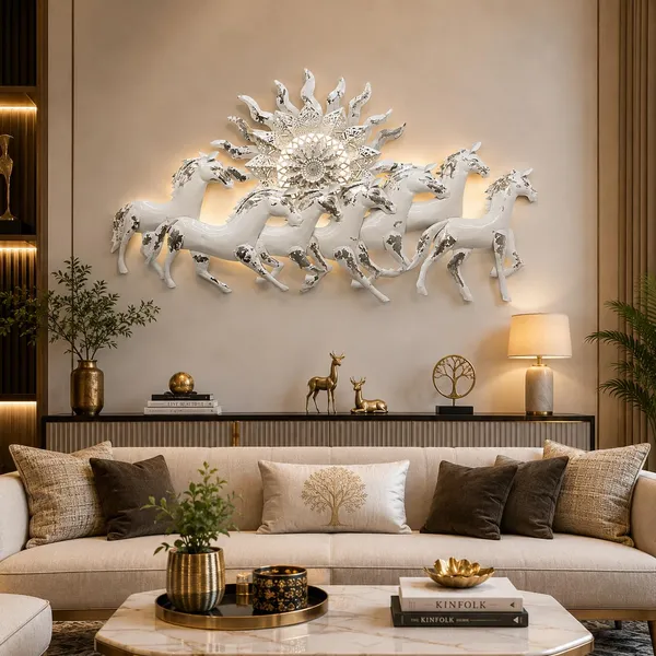 Ind_Decor_Carly_7_Horses_White_Wall_Art_Vastu_Decorative_Metal_Wall_Hanging_Sculpture_For_Living_Room_Bedroom_Office_Elegant_Sunrise_Design_With_Led_Lighting_46_X_2_X_26_Inch_W167_B
