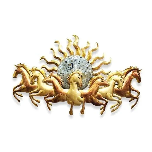Ind_Decor_Metal_Iron_7_Sun_Horses_Running_Led_Wall_Art_Wall_Sculpture_For_Home_Living_Room_Bedroom_Hotels_Office_Caf_Golden_56x2x28_Inch_Ind_W171_C