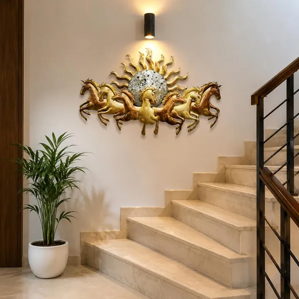 Ind_Decor_Metal_Iron_7_Sun_Horses_Running_Led_Wall_Art_Wall_Sculpture_For_Home_Living_Room_Bedroom_Hotels_Office_Caf_Golden_56x2x28_Inch_Ind_W171_C