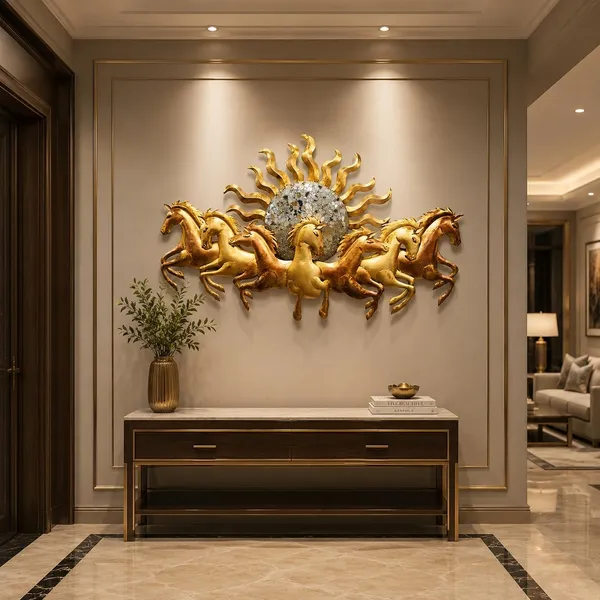 Ind_Decor_Metal_Iron_7_Sun_Horses_Running_Led_Wall_Art_Wall_Sculpture_For_Home_Living_Room_Bedroom_Hotels_Office_Caf_Golden_56x2x28_Inch_Ind_W171_C