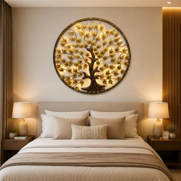 Ind_Decor_Metal_Iron_Wall_Art_Decor_For_Home_Bedroom_Living_Room_Cafe_Interior_Decorative_Elegant_Wall_Hanging_Sculpture_With_Led_Light_Gift_Item_Mapple_Tree_In_Ring_40x2x40_Inch_W281