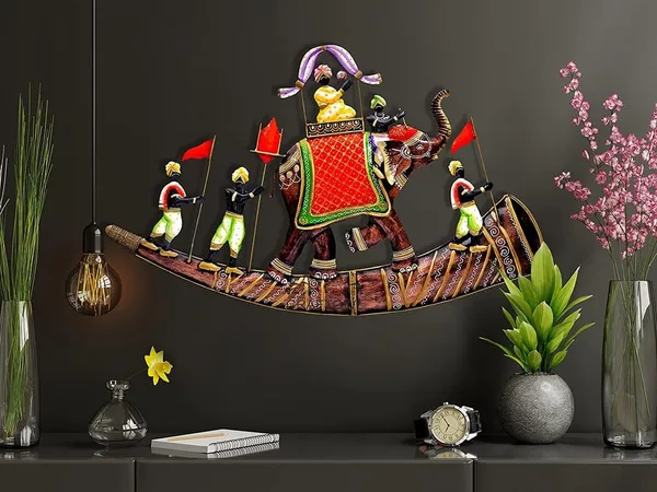 Ind_Decor_Metal_Iron_Elephant_On_Shehnai_Wall_Art_Decor_For_Home_Bedroom_Living_Room_Cafe_Interior_Decorative_Elegant_Wall_Hanging_Sculpture_Gift_Items_Multicolor_27x2_5x28_Inch_W348