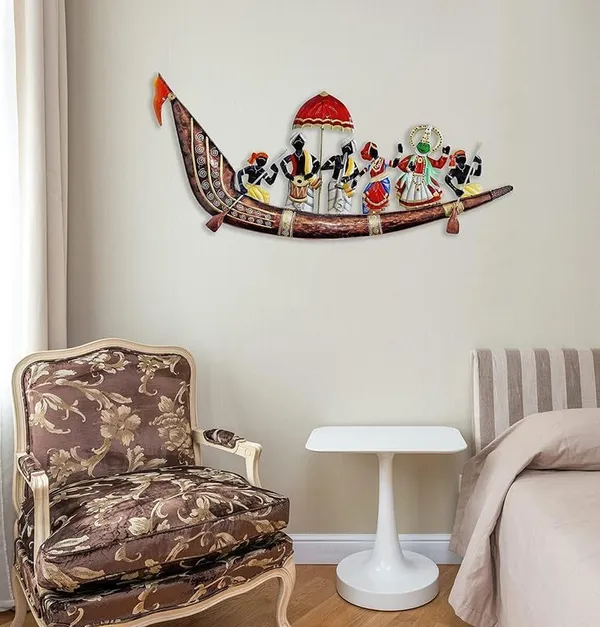 Ind_Decor_Metal_Iron_Kathak_Dancing_Boat_Wall_Art_Decor_For_Home_Bedroom_Living_Room_Cafe_Interior_Decorative_Elegant_Wall_Hanging_Sculpture_Gift_Items_Multicolor_36x2x19_Inch_W351