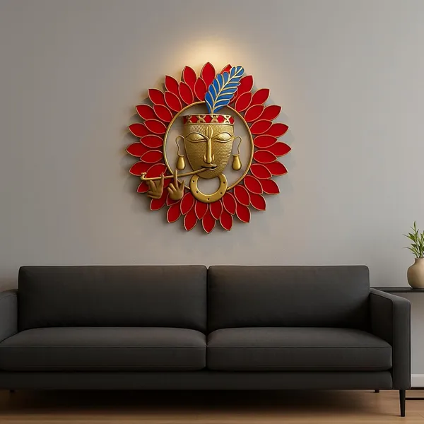Ind_Decor_Metal_Flower_Krishna_Decor_For_Living_Room_Home_Bedroom_Cafe_Interior_Decorative_Elegant_Wall_Hanging_Sculpture_House_Warming_Gift_Item_23_X_2_X_23_Inch_W040_A
