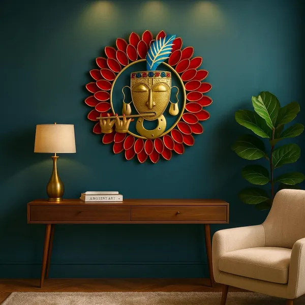 Ind_Decor_Metal_Flower_Krishna_Decor_For_Living_Room_Home_Bedroom_Cafe_Interior_Decorative_Elegant_Wall_Hanging_Sculpture_House_Warming_Gift_Item_23_X_2_X_23_Inch_W040_A