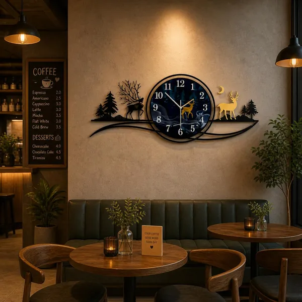 Ind_Decor_Canary_Time_Metal_Wall_Clock_Modern_Designer_Wall_Clock_For_Living_Room_Large_Decorative_Wall_Art_Premium_Iron_Clock_Silent_Quartz_Movement_32_2x2x13_3_Inch_St060
