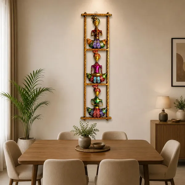 Ind_Decor_Neno_Sardar_Frame_Wall_Art_Decorative_Metal_Wall_Hanging_For_Living_Room_Bedroom_Hallway_Office_Artistic_Home_Decor_Accent_Handmade_Wall_Decoration_8_X_2_5_X_28_5_Inch_W202_B