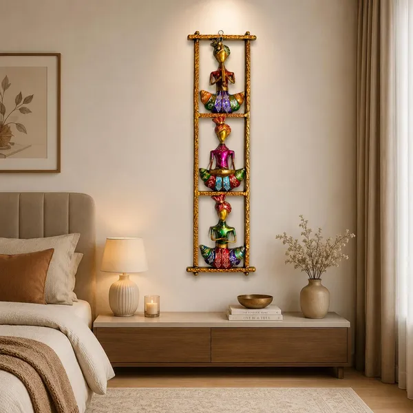 Ind_Decor_Neno_Sardar_Frame_Wall_Art_Decorative_Metal_Wall_Hanging_For_Living_Room_Bedroom_Hallway_Office_Artistic_Home_Decor_Accent_Handmade_Wall_Decoration_8_X_2_5_X_28_5_Inch_W202_B