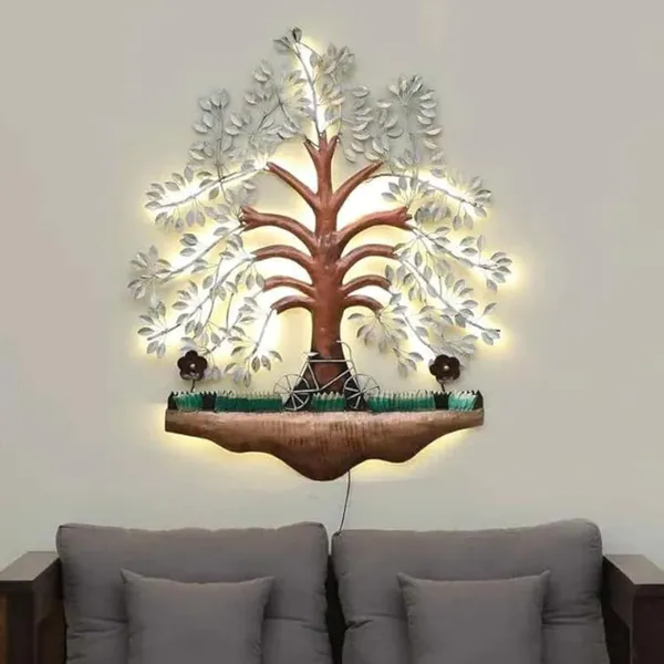 Ind_Decor_Metal_Led_Tree_Wall_Art_Handcrafted_Iron_Tree_Wall_Hanging_For_Living_Room_Bedroom_Hall_Office_Pesto_Tree_White_B_31_X_2_X_40_Inch_Wd056_B