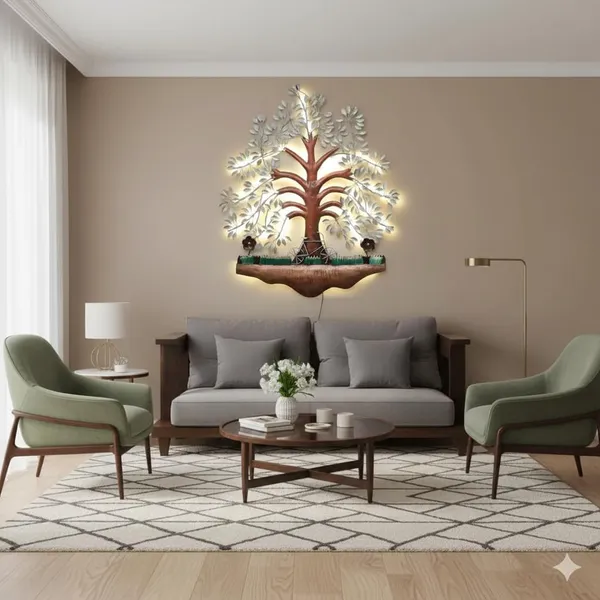 Ind_Decor_Metal_Led_Tree_Wall_Art_Handcrafted_Iron_Tree_Wall_Hanging_For_Living_Room_Bedroom_Hall_Office_Pesto_Tree_White_B_31_X_2_X_40_Inch_Wd056_B