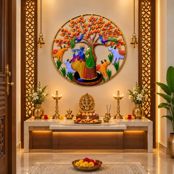 Ind_Decor_Rk_With_Cow_Metal_Wall_Art_Radha_Krishna_Cow_Tree_Design_Wall_Hanging_Handmade_Iron_Sculpture_Religious_Home_Decor_For_Living_Room_Bedroom_Temple_Office_Multicolor_Artwork_32_X_2_X_32_Inch_W357