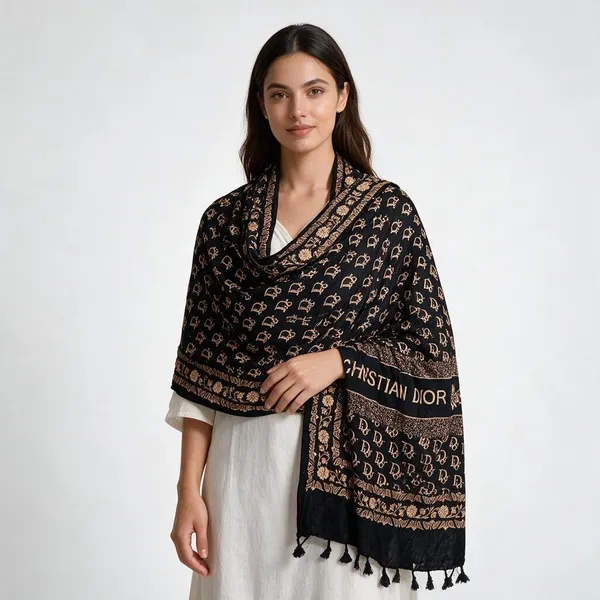 Black_Rayon_Dupatta_For_Women