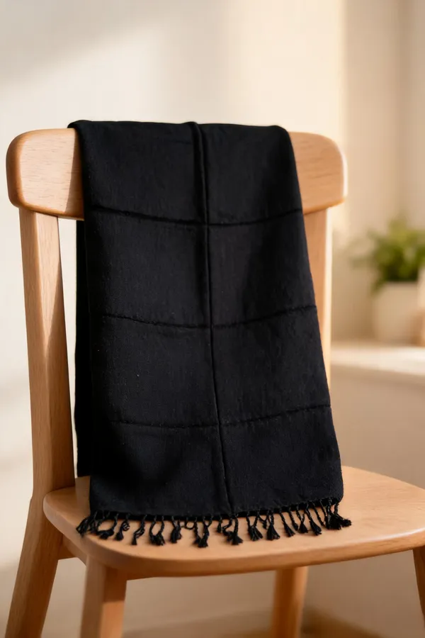 Black_Rayon_Dupatta_For_Women