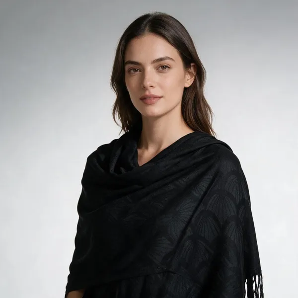 Black_Rayon_Dupatta_For_Women