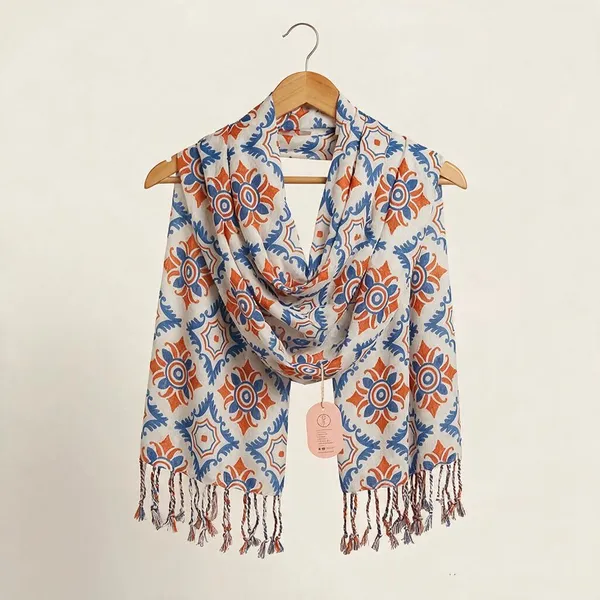 White_Rayon_Dupatta_For_Women