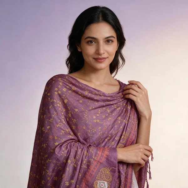 Purple_Rayon_Dupatta_For_Women