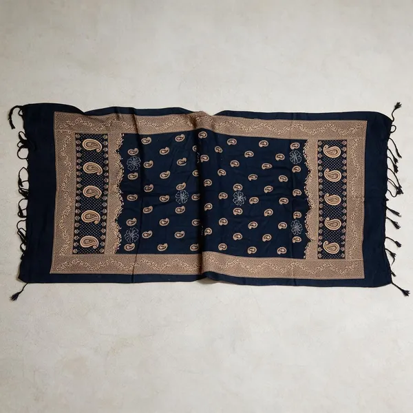 Navy_Rayon_Dupatta_For_Women