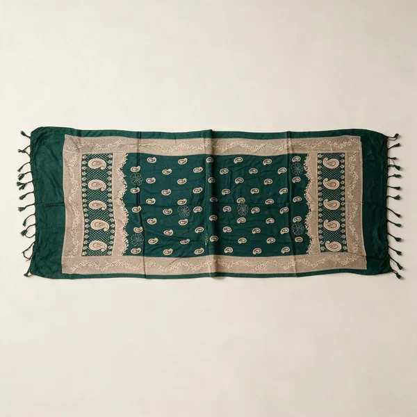 Green_Rayon_Dupatta_For_Women