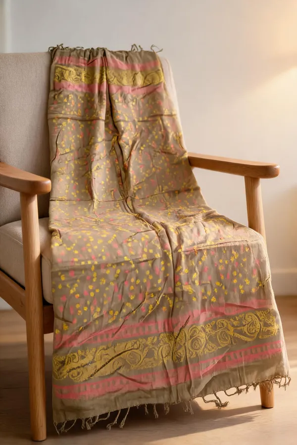 Beige_Rayon_Dupatta_For_Women