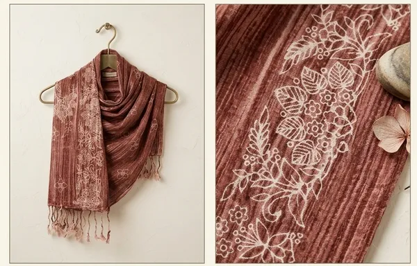 Rust_Rayon_Dupatta_For_Women