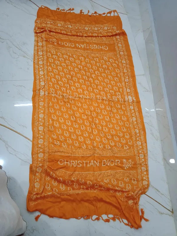 Orange_Rayon_Dupatta_For_Women