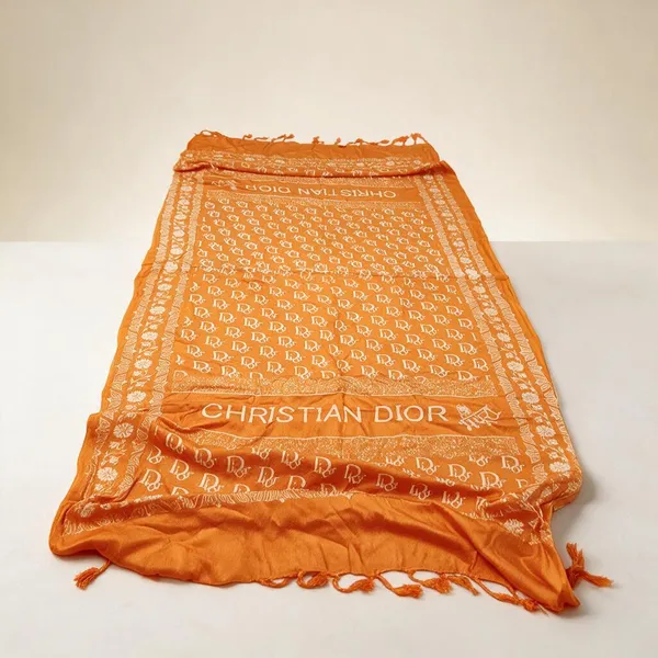 Orange_Rayon_Dupatta_For_Women