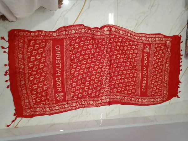 Red_Rayon_Dupatta_For_Women