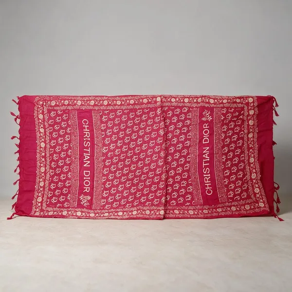 Red_Rayon_Dupatta_For_Women