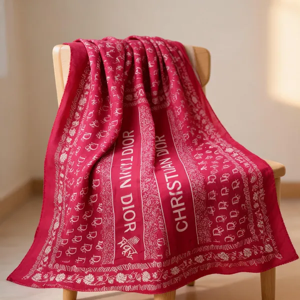 Red_Rayon_Dupatta_For_Women