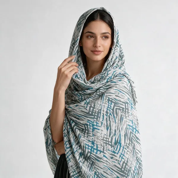 White_Rayon_Dupatta_For_Women