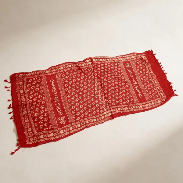 Red_Rayon_Dupatta_For_Women