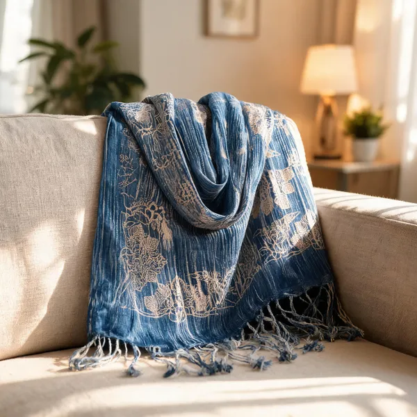 Blue_Rayon_Dupatta_For_Women