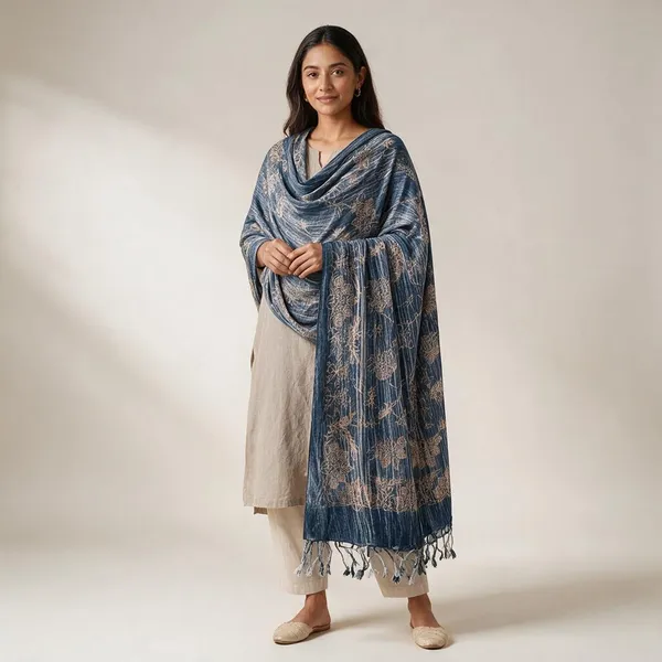 Blue_Rayon_Dupatta_For_Women