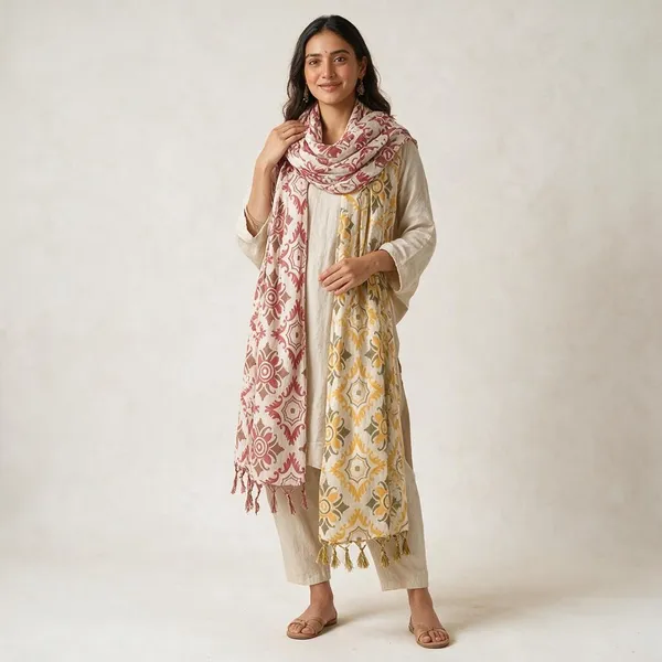 Multicolor_Rayon_Dupatta_For_Women