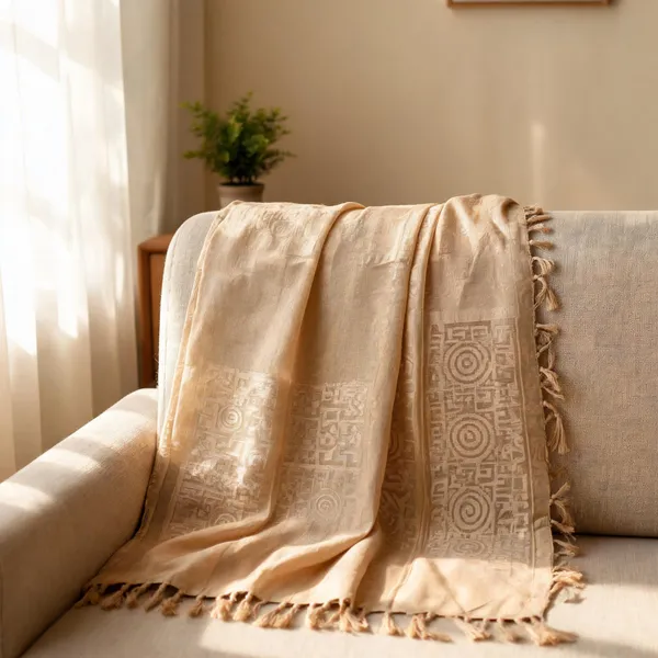 Beige_Rayon_Dupatta_For_Women