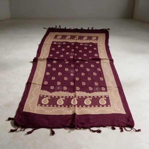 Maroon_Rayon_Dupatta_For_Women