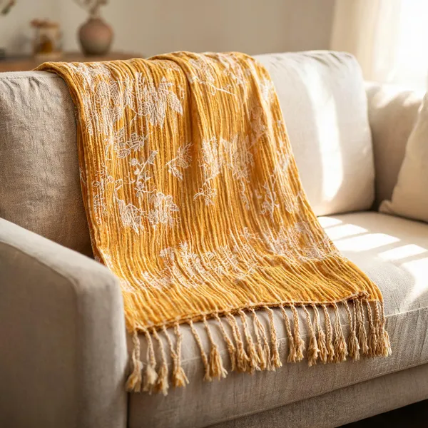 Mustard_Rayon_Dupatta_For_Women