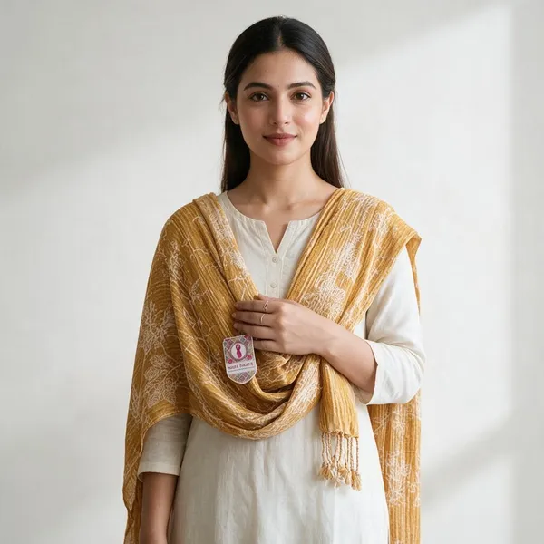 Mustard_Rayon_Dupatta_For_Women
