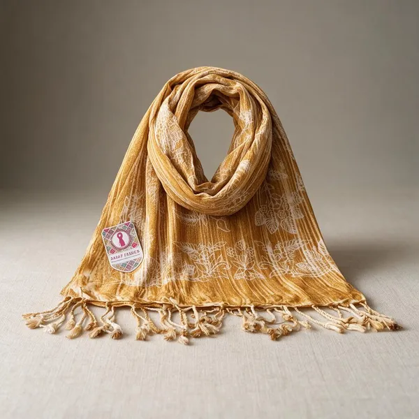 Mustard_Rayon_Dupatta_For_Women