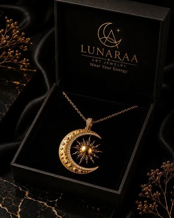 Gold_Brass_Celestial_Sun_Disc_Necklace_For_Women