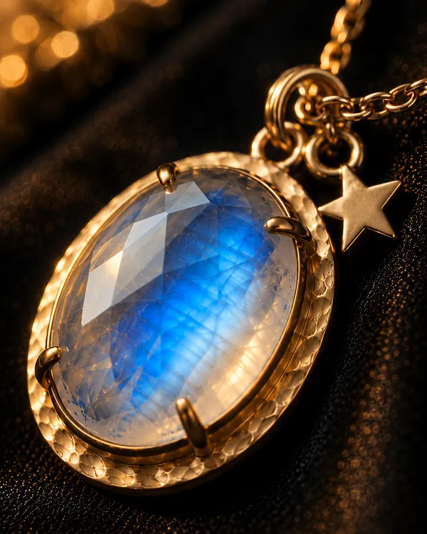 Gold_925_Sterling_Silver_Oval_Moonstone_Star_Charm_Necklace_For_Women