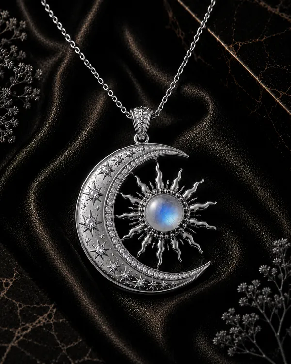 Silver_Brass_Celestial_Moonstone_Necklace_For_Women