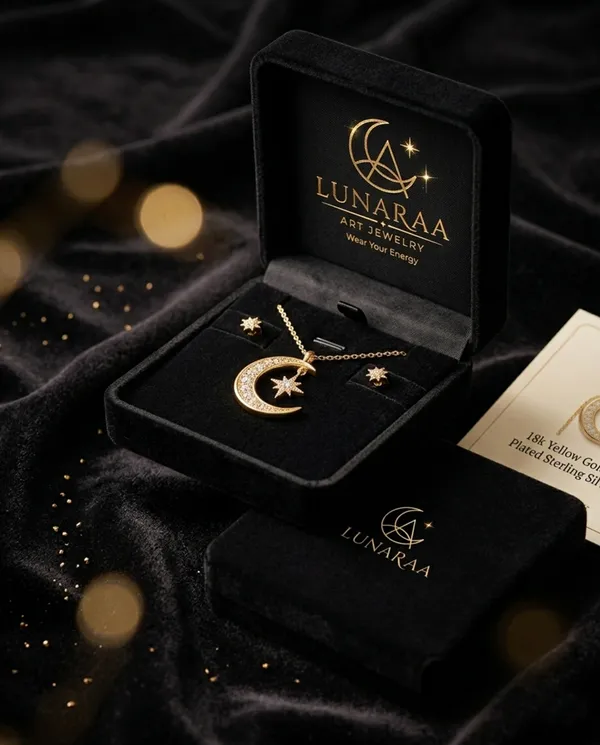Gold_925_Sterling_Silver_Crescent_Moon_North_Star_Necklace_For_Women